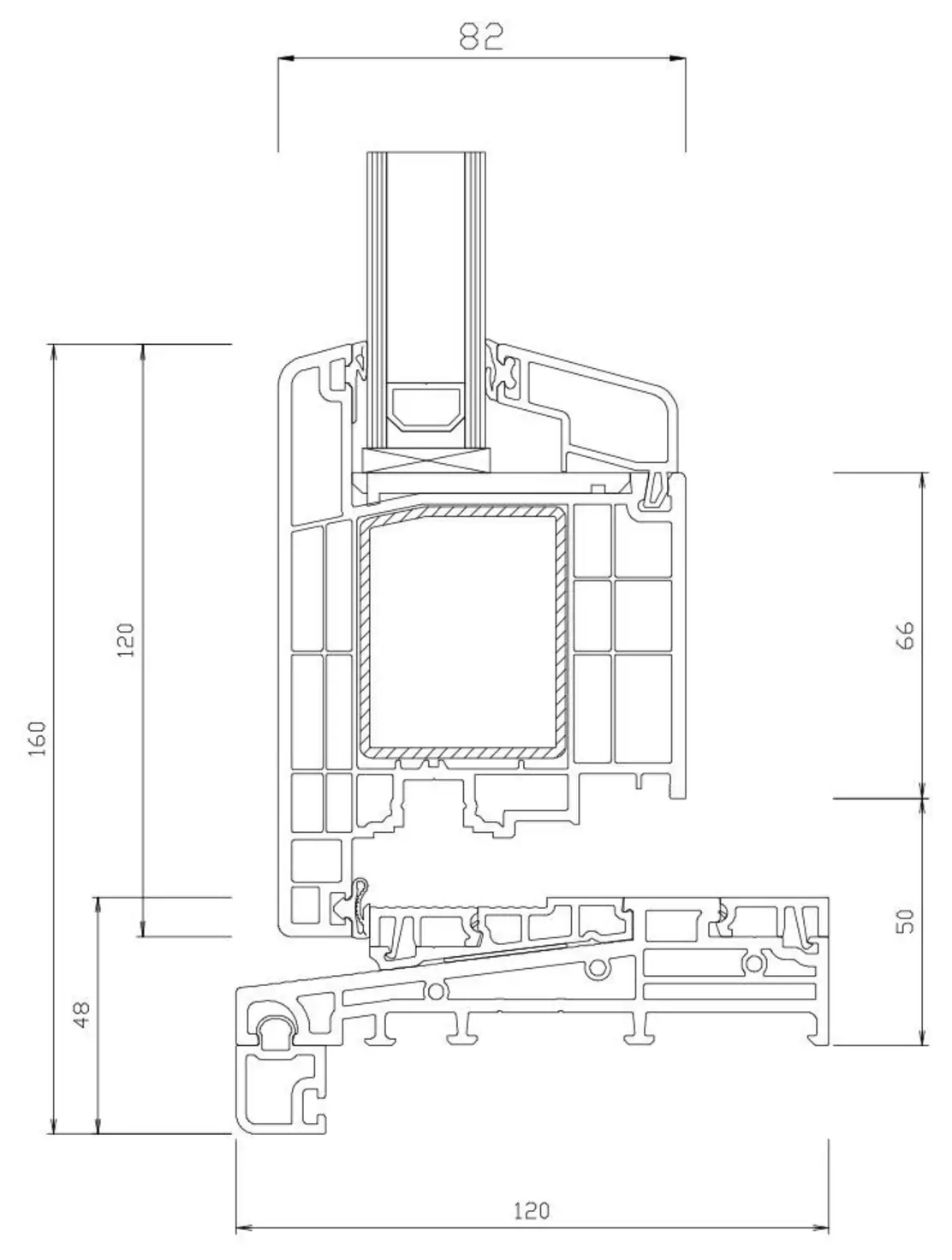 Detailtekening Detailtekeningen van Gealan S 9000 Haax, blad 1